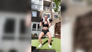 Goddess Dommelia - Getting Shhhhweaty