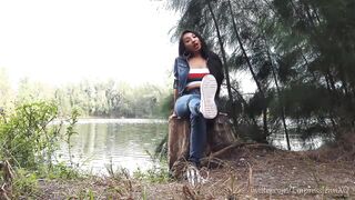 Empress Jennifer - Sneaky Sneaker Slave