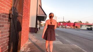 ErikaSwingz - Street Flashing at a Wedding