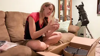 ErikaSwingz - Uboxing the Sybian a Fan Bought Me