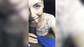 wifenxtdor - Slut wife sucks a BBC for a yummy treat